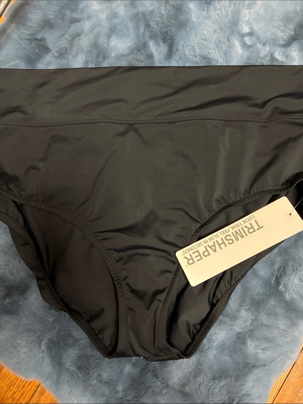 Trimshaper Black High-Waist Women's Swim Bottom